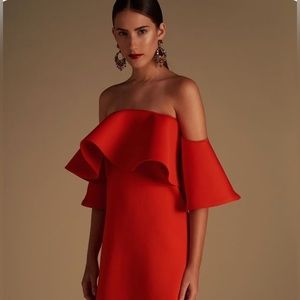 Silvia Tcherassi neoprene red dress